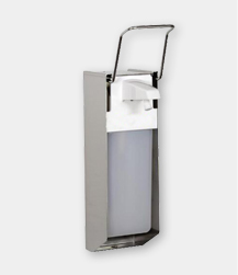Stainless Steel Elbow Sanitizer Dispenser for Both 500ml & 1000ml Euro Bottle<