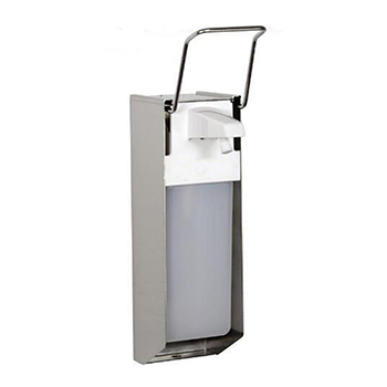 Stainless Steel Elbow Sanitizer Dispenser for Both 500ml & 1000ml Euro Bottle