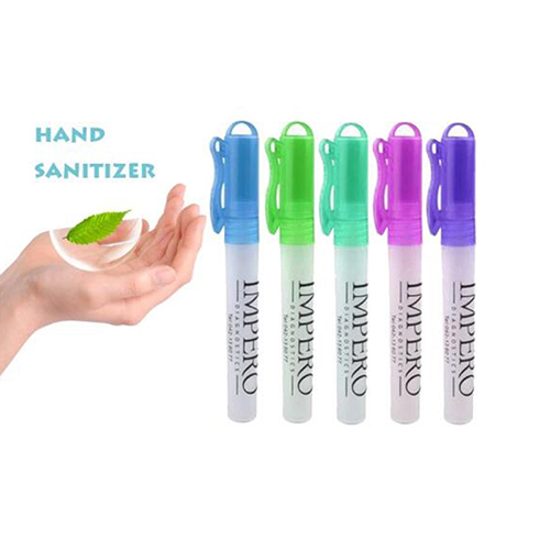 Portable 8ml Hand Sanitizer Pen Spray Waterless Customized Fresh Fragrance